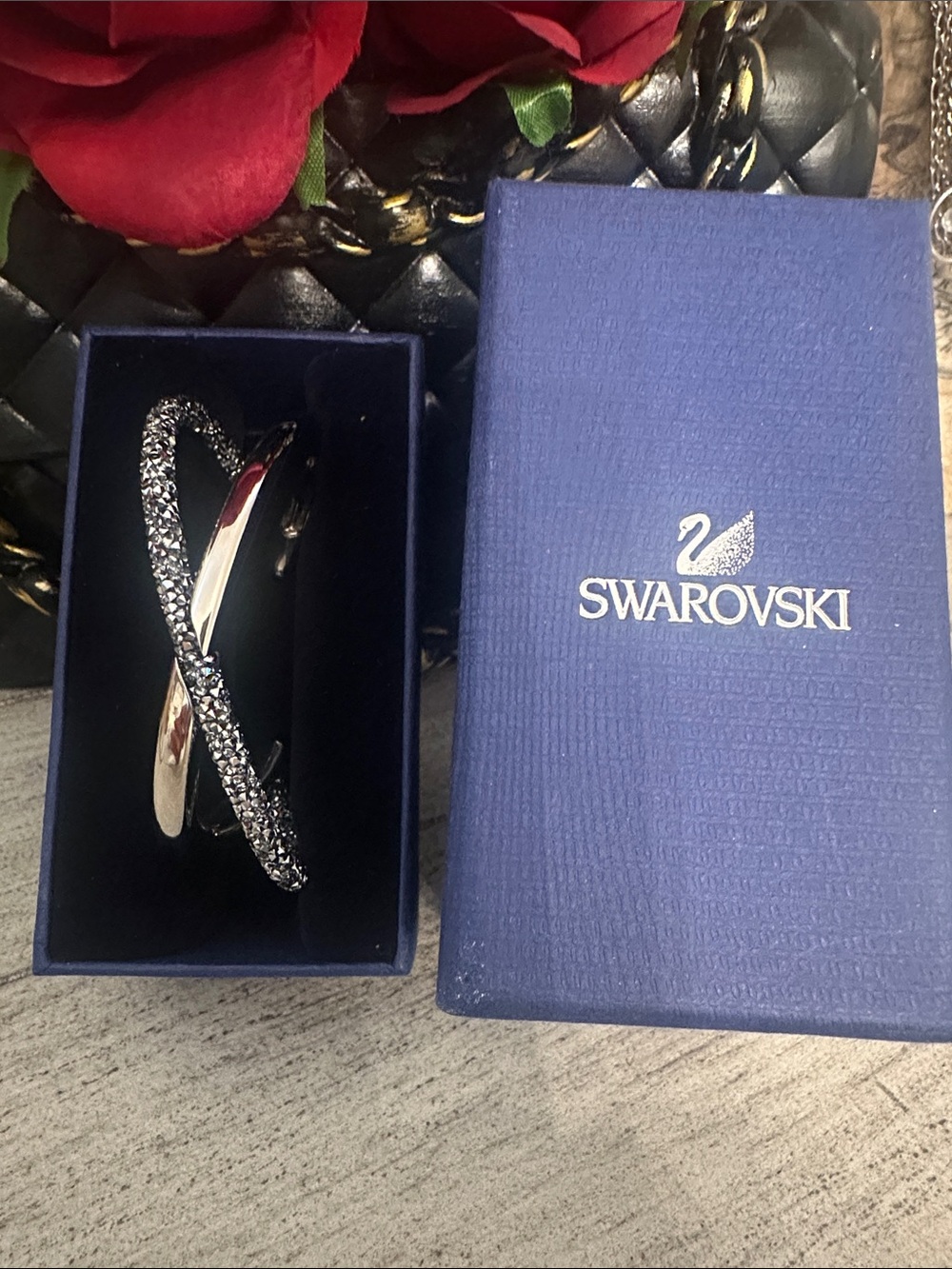 Swarovski cuff bracelet